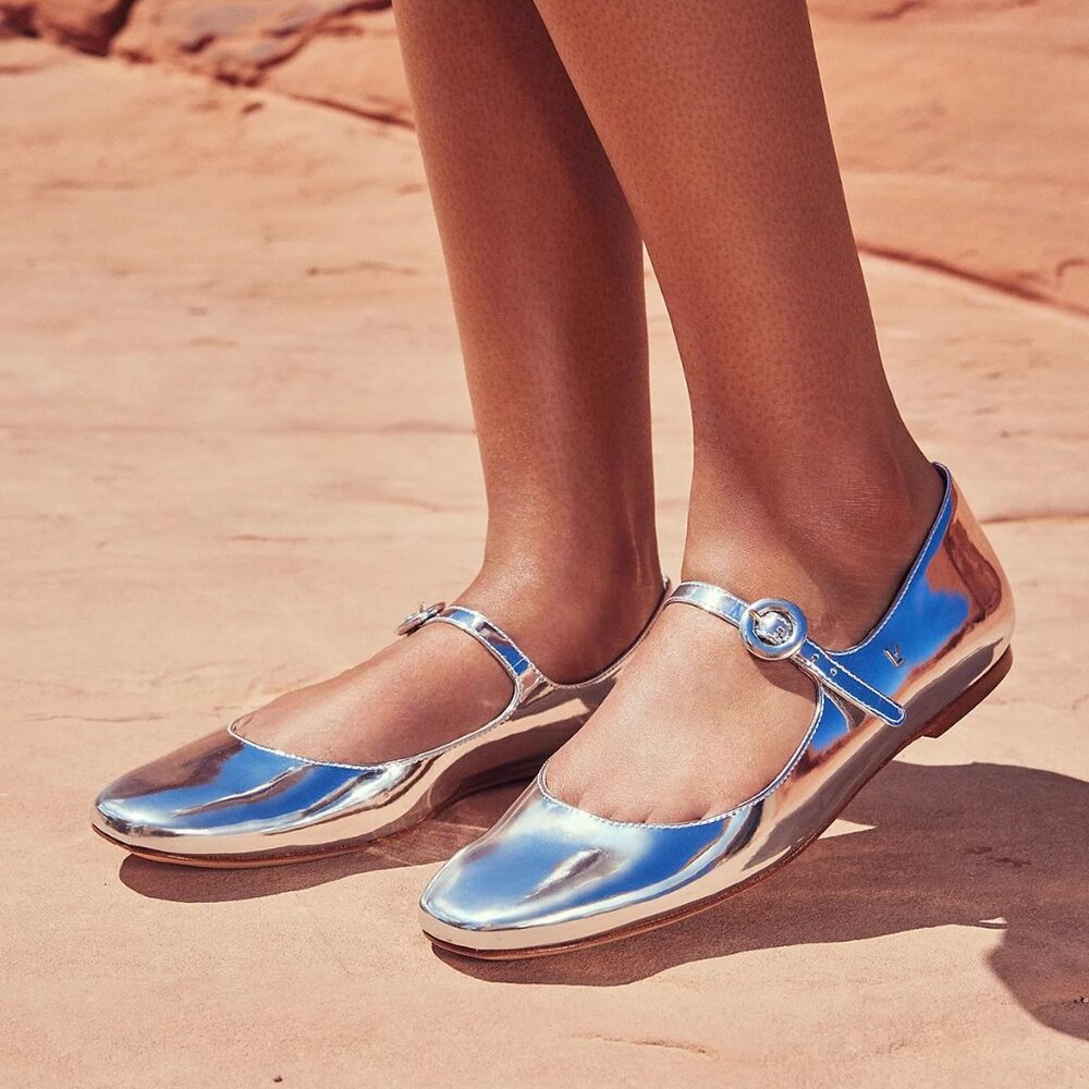 Larroudé - Women's Blair Mary Jane Ballet Flats - 6.5 - NWT